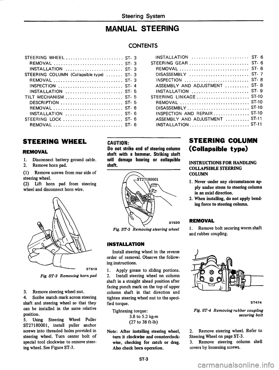 DATSUN 810 1978  Service Manual 