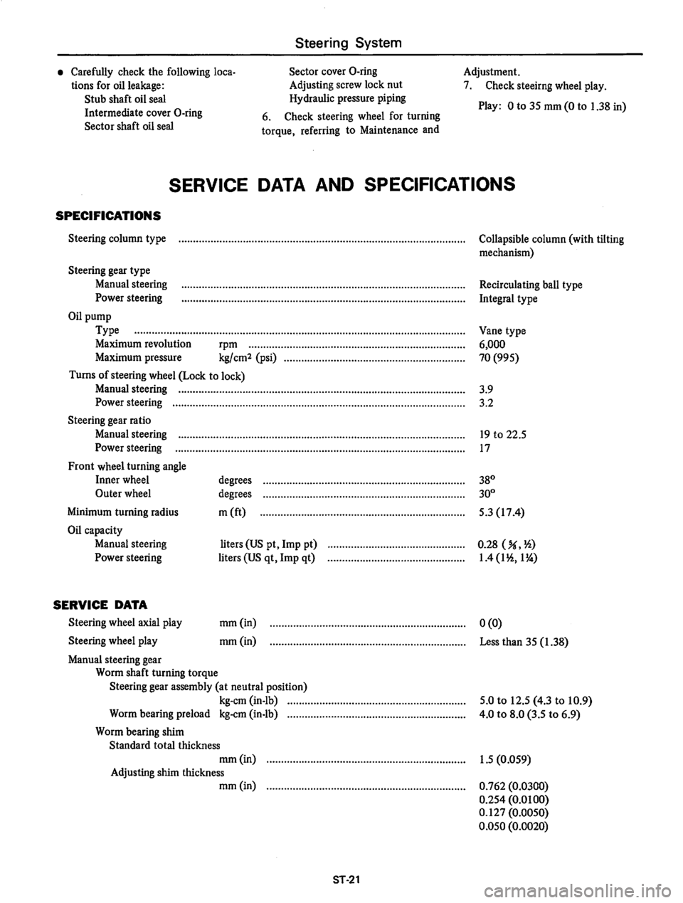 DATSUN 810 1978  Service Manual 