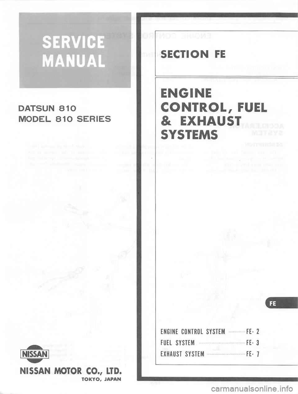 DATSUN 810 1978  Service Manual 
