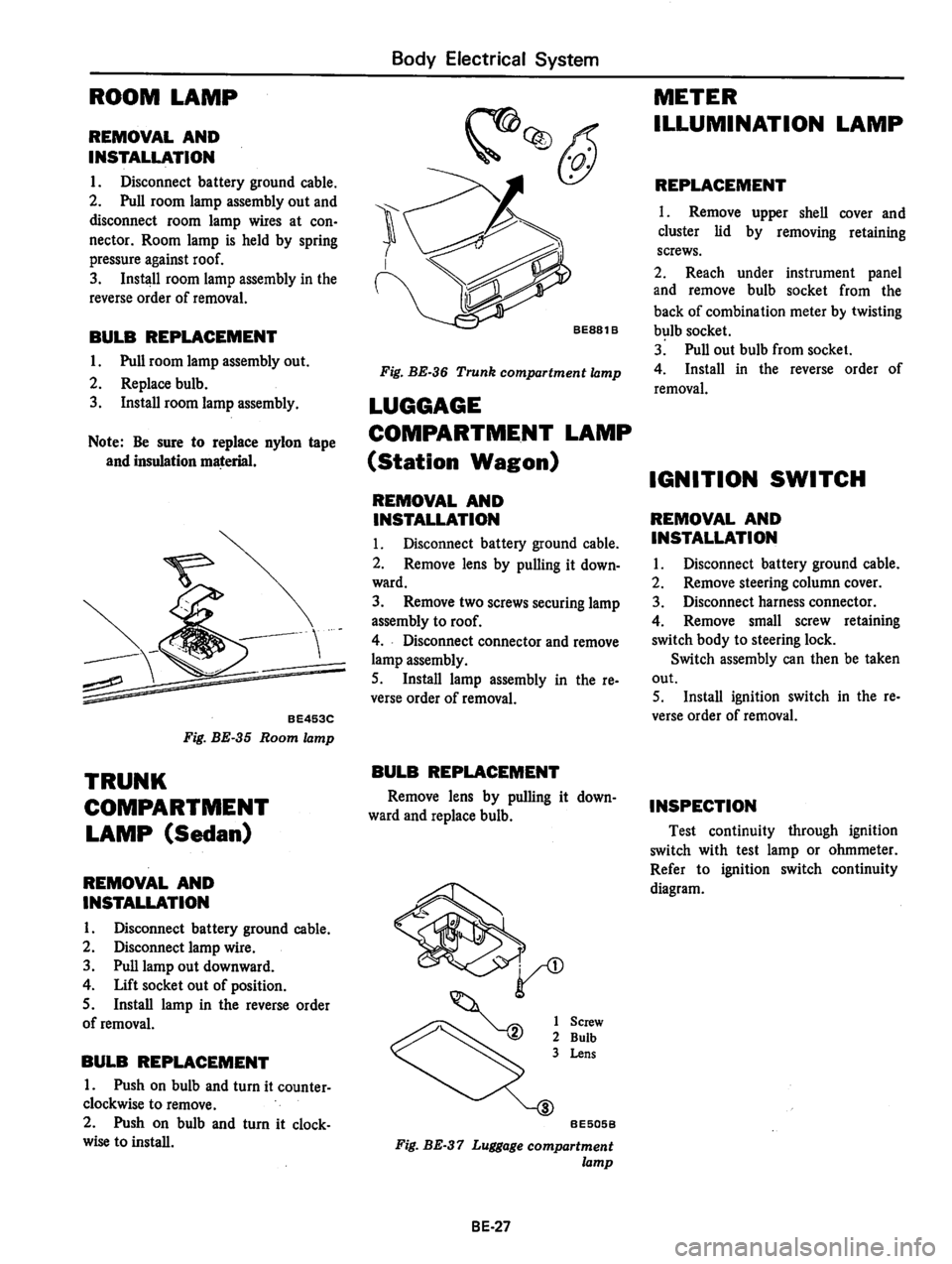 DATSUN 810 1978  Service Manual 