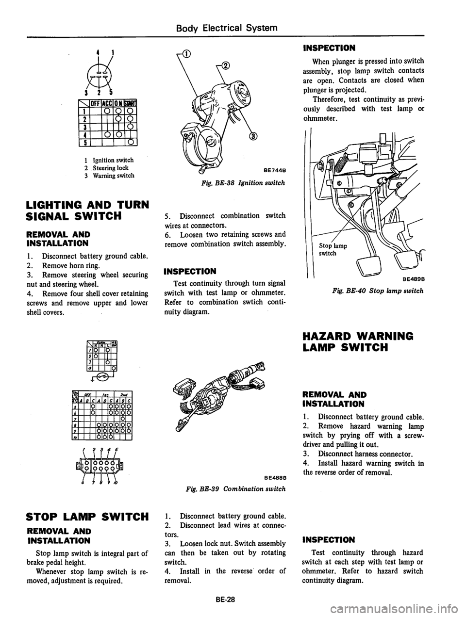 DATSUN 810 1978  Service Manual 