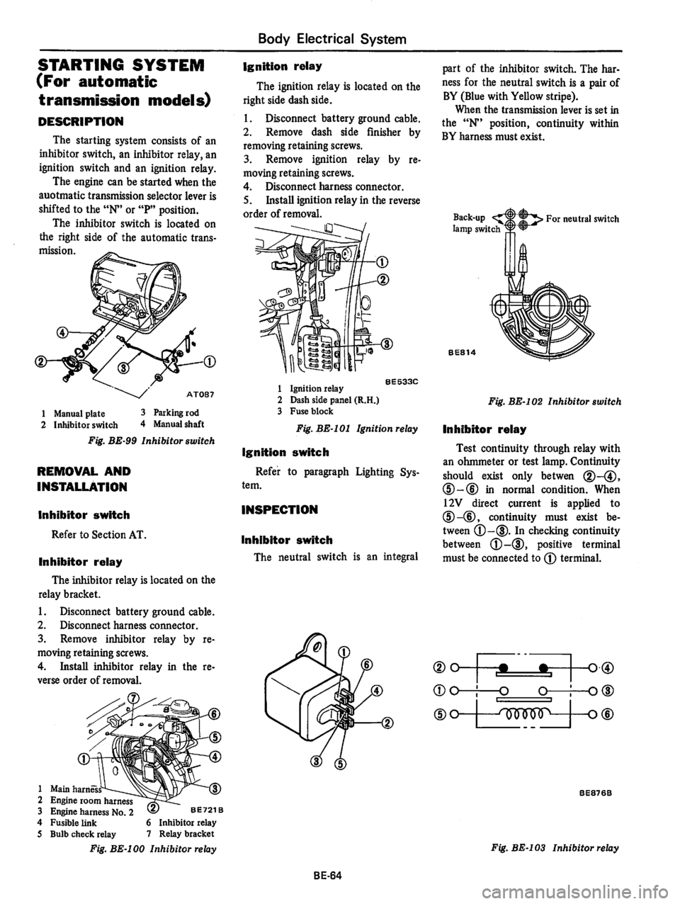 DATSUN 810 1978  Service Manual 
