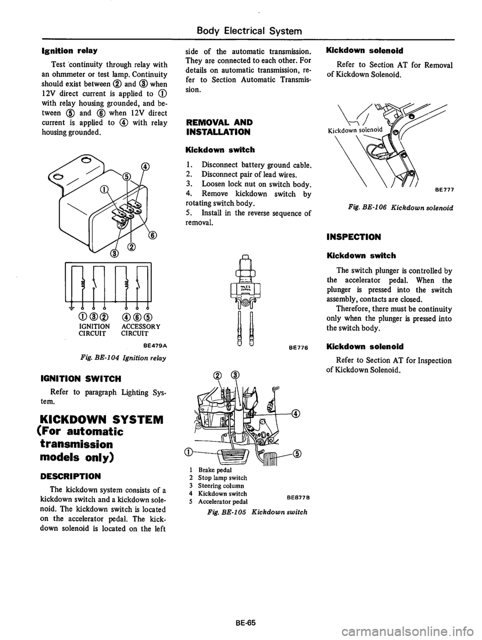 DATSUN 810 1978  Service Manual 