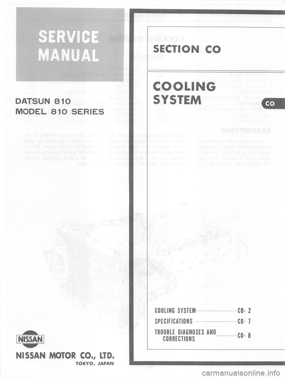 DATSUN 810 1978  Service Manual 