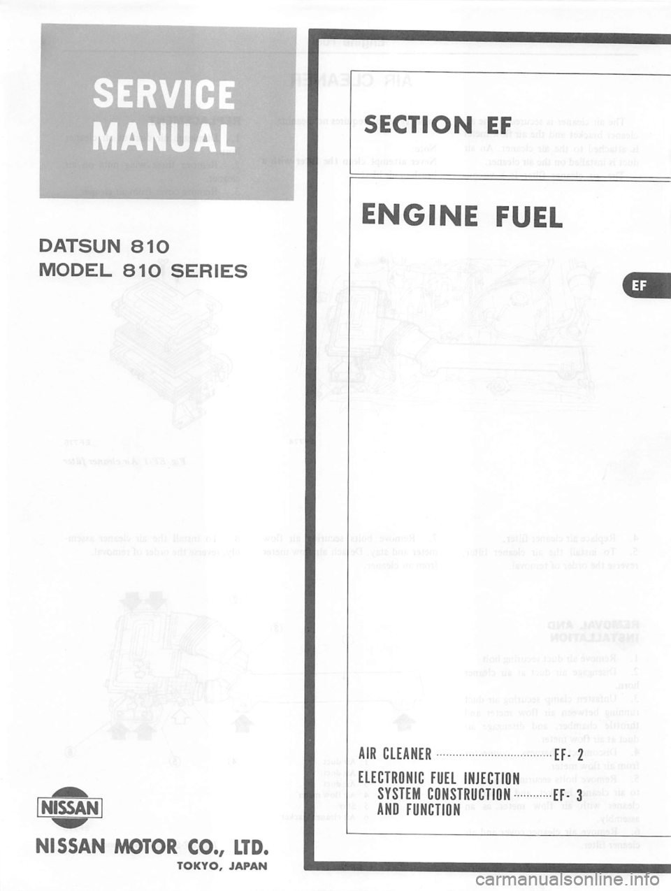 DATSUN 810 1978  Service Manual 