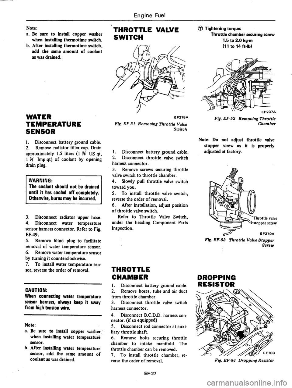 DATSUN 810 1979  Service Manual 
