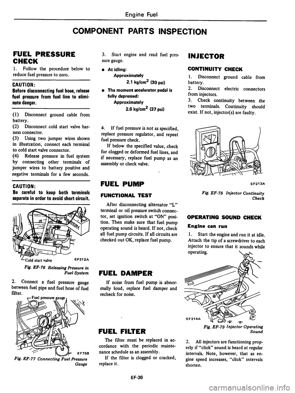 DATSUN 810 1979  Service Manual 