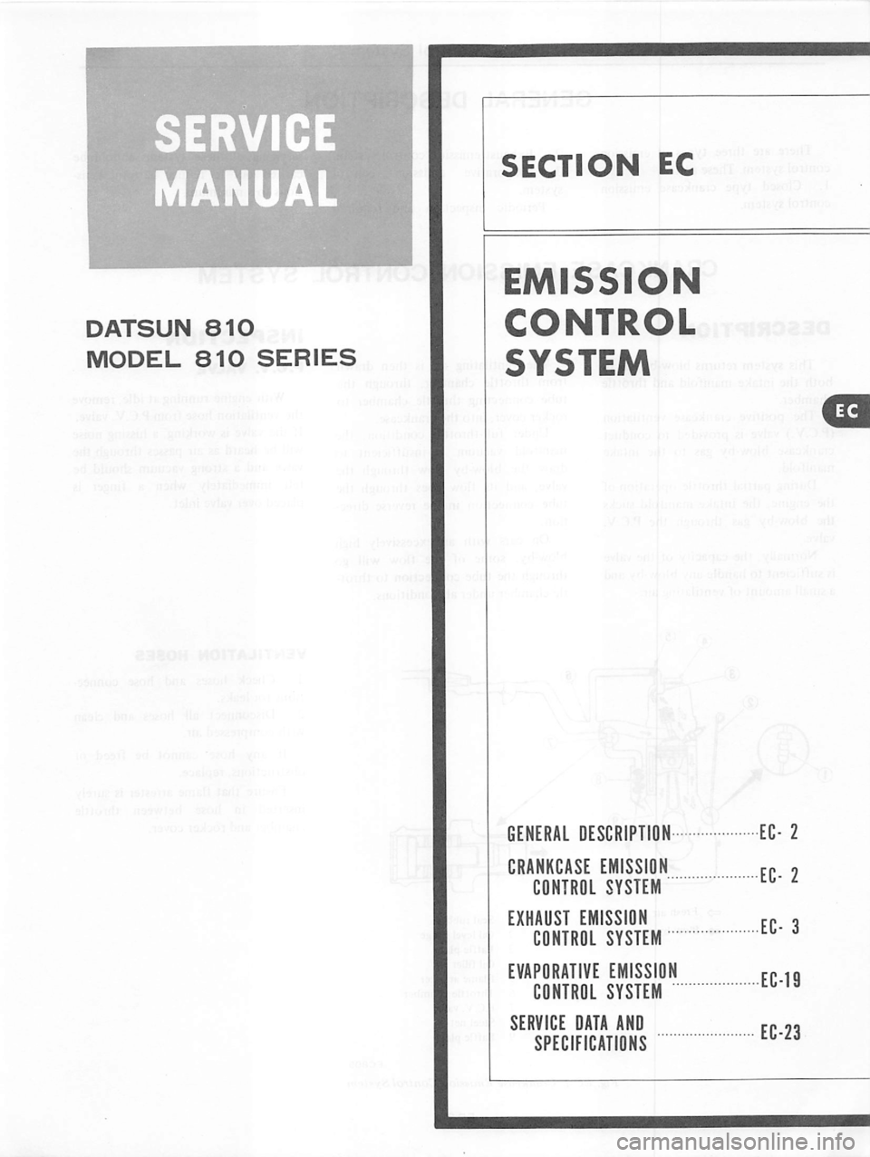 DATSUN 810 1979  Service Manual 