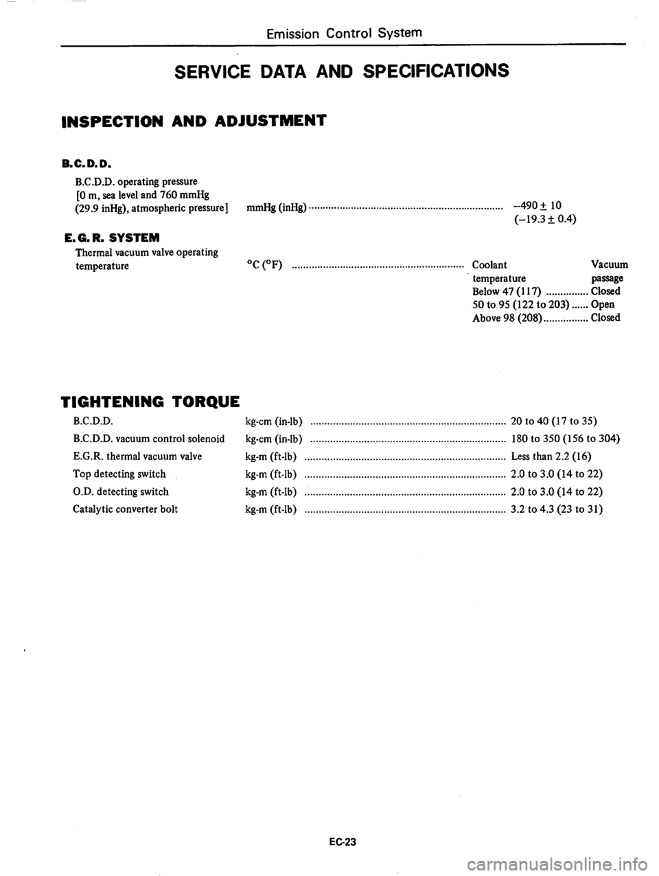 DATSUN 810 1979  Service Manual 