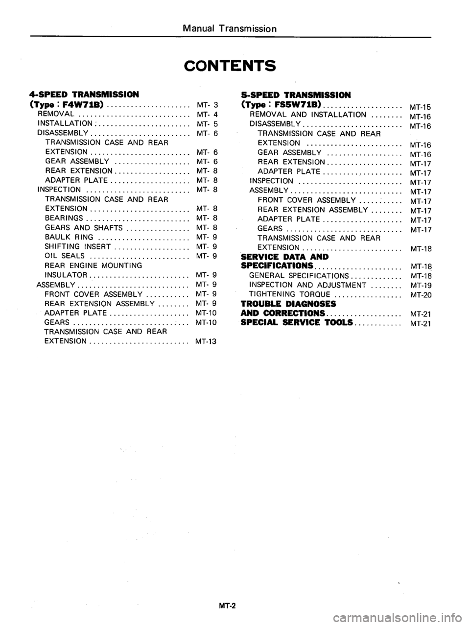 DATSUN 810 1979  Service Manual 