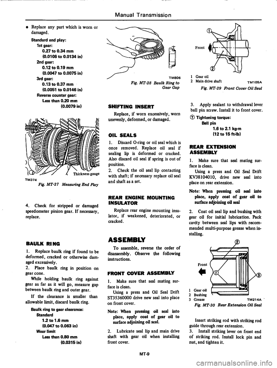DATSUN 810 1979  Service Manual 