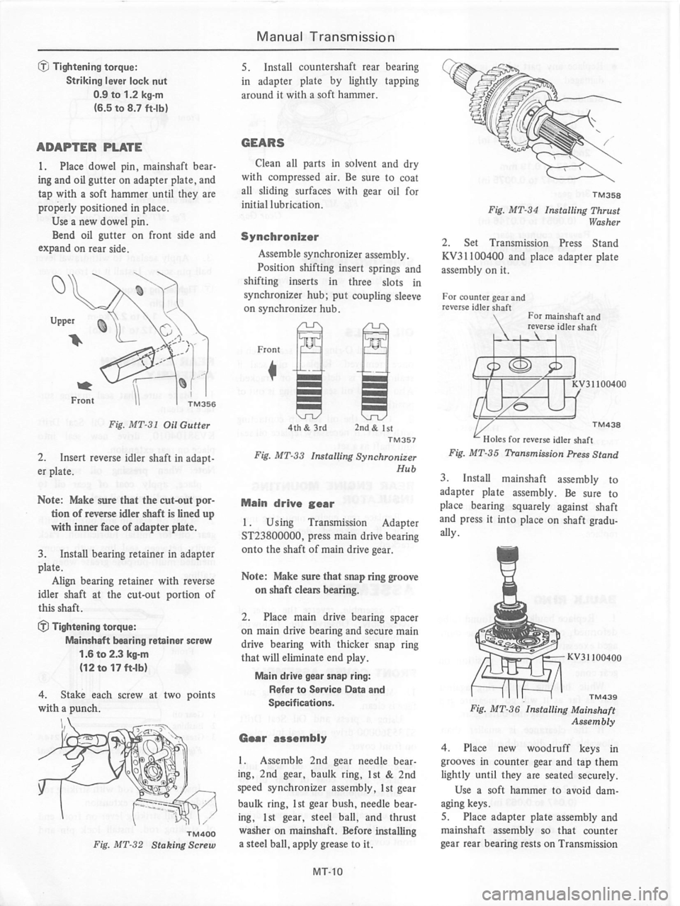 DATSUN 810 1979  Service Manual 