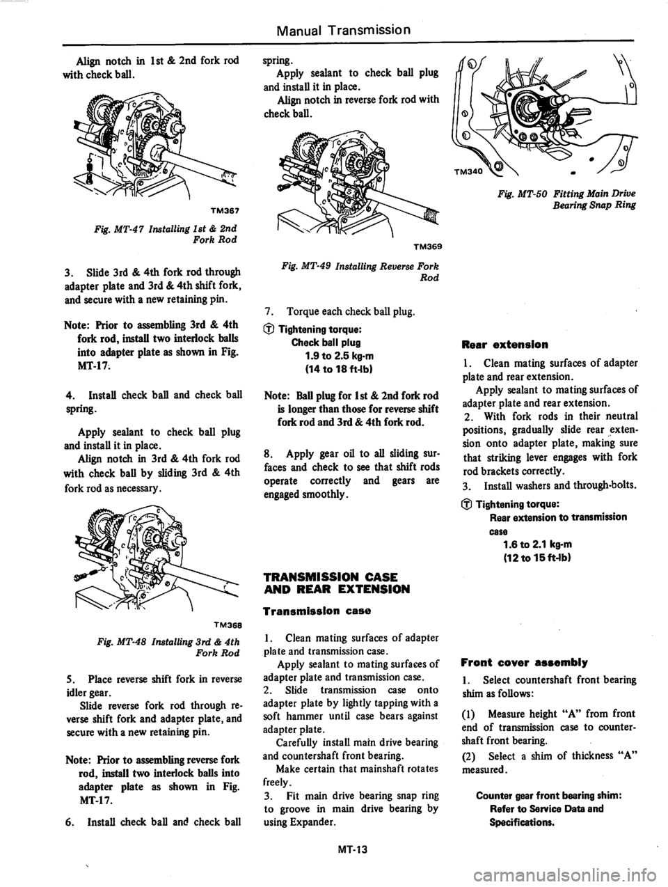 DATSUN 810 1979  Service Manual 