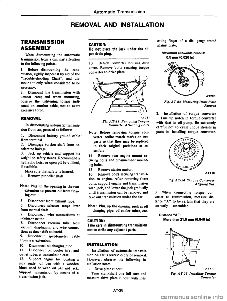 DATSUN 810 1979  Service Manual 