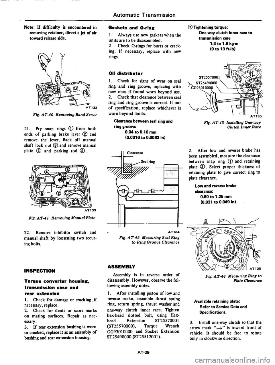 DATSUN 810 1979  Service Manual 