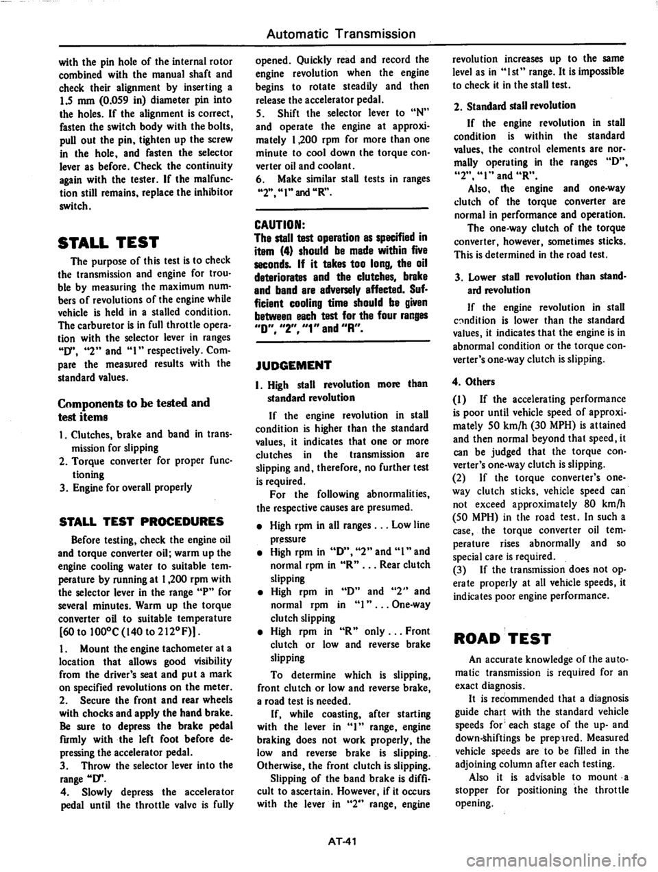 DATSUN 810 1979  Service Manual 