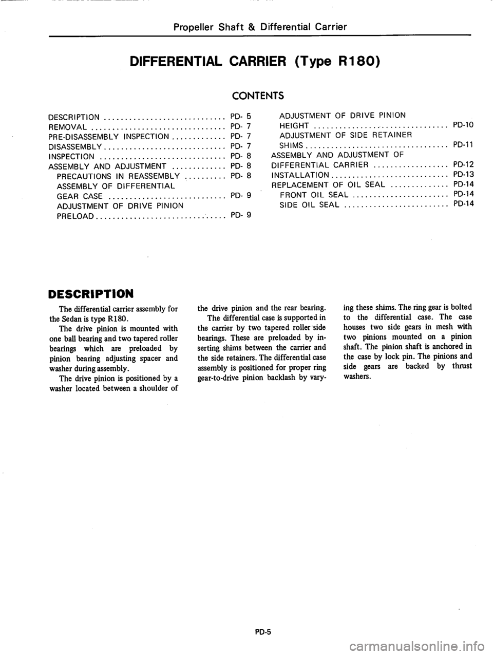 DATSUN 810 1979  Service Manual 
