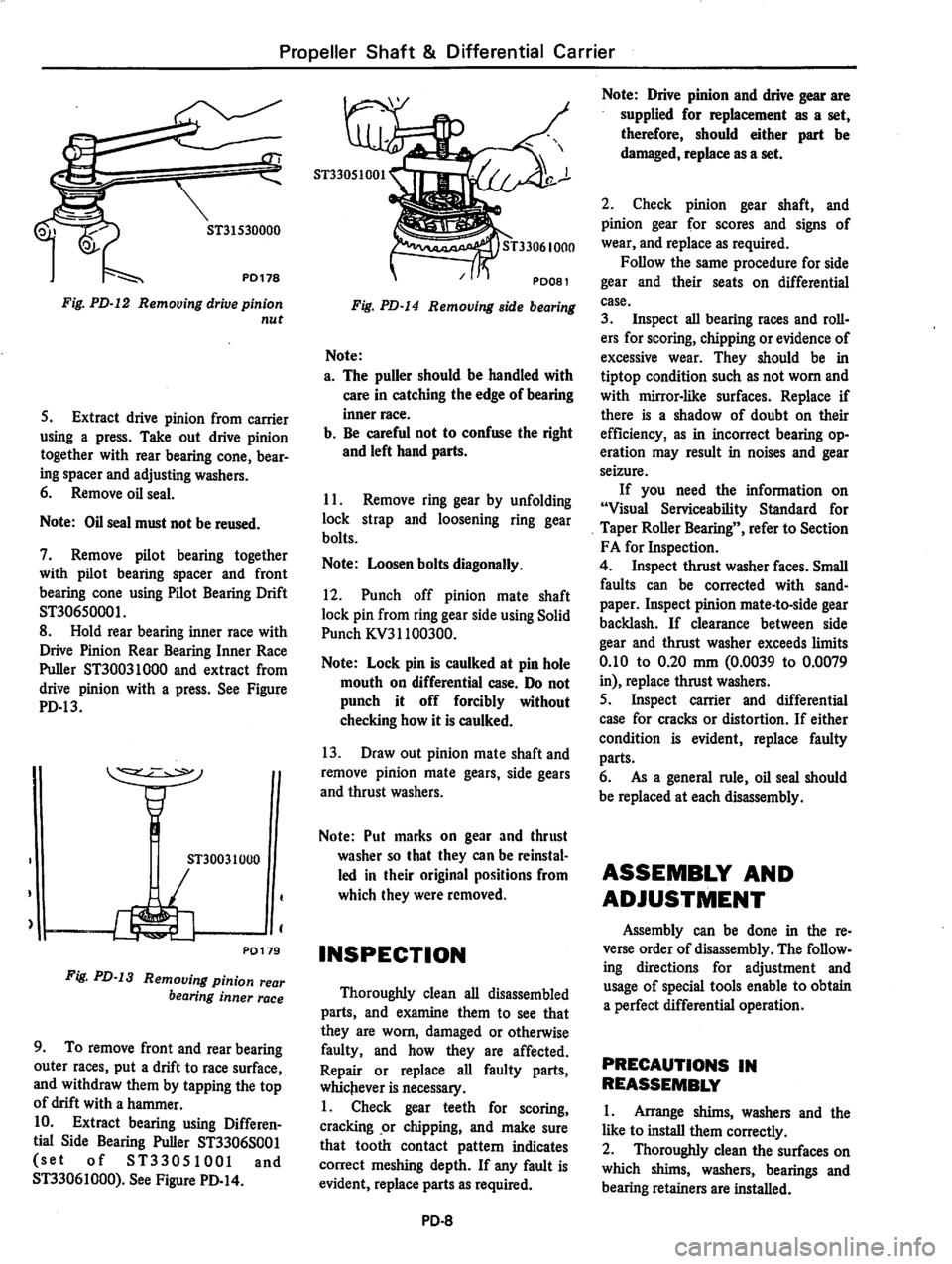 DATSUN 810 1979  Service Manual 