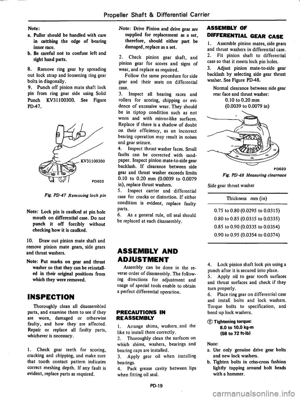 DATSUN 810 1979  Service Manual 
