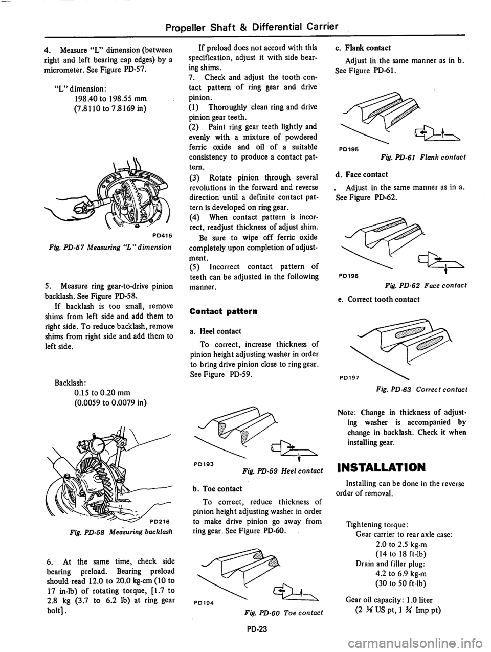 DATSUN 810 1979  Service Manual 