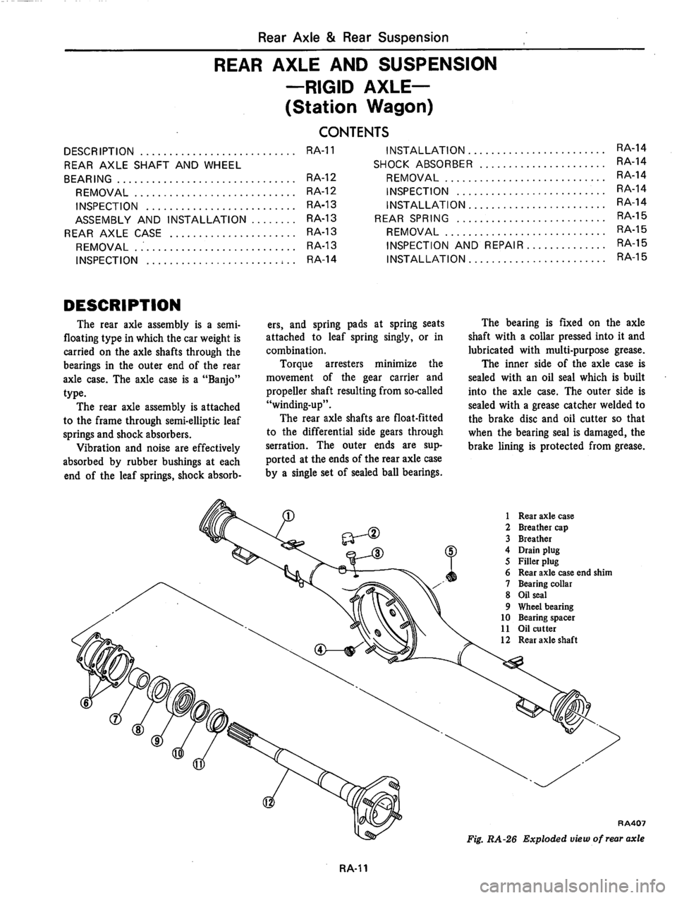 DATSUN 810 1979  Service Manual 