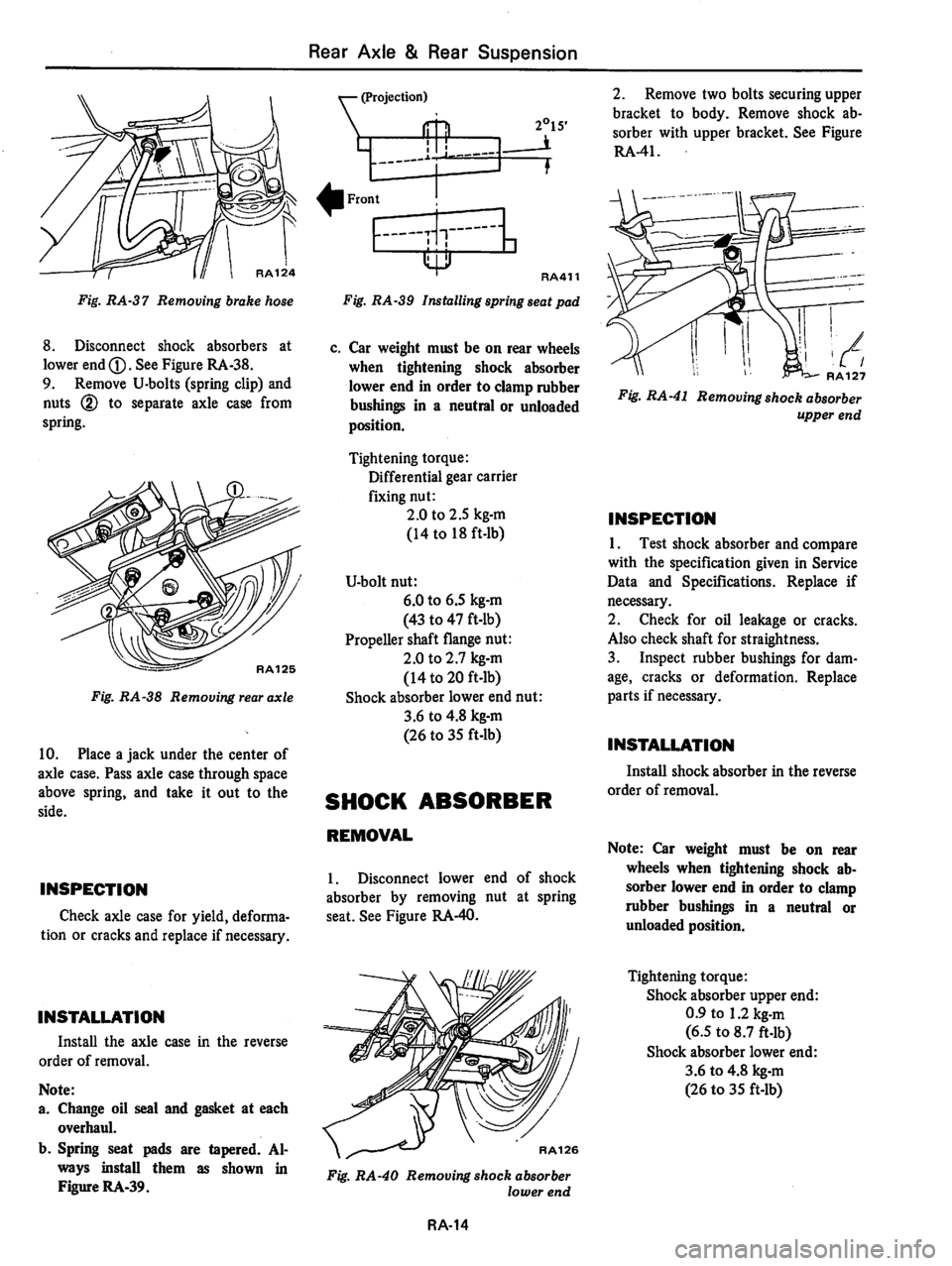 DATSUN 810 1979  Service Manual 