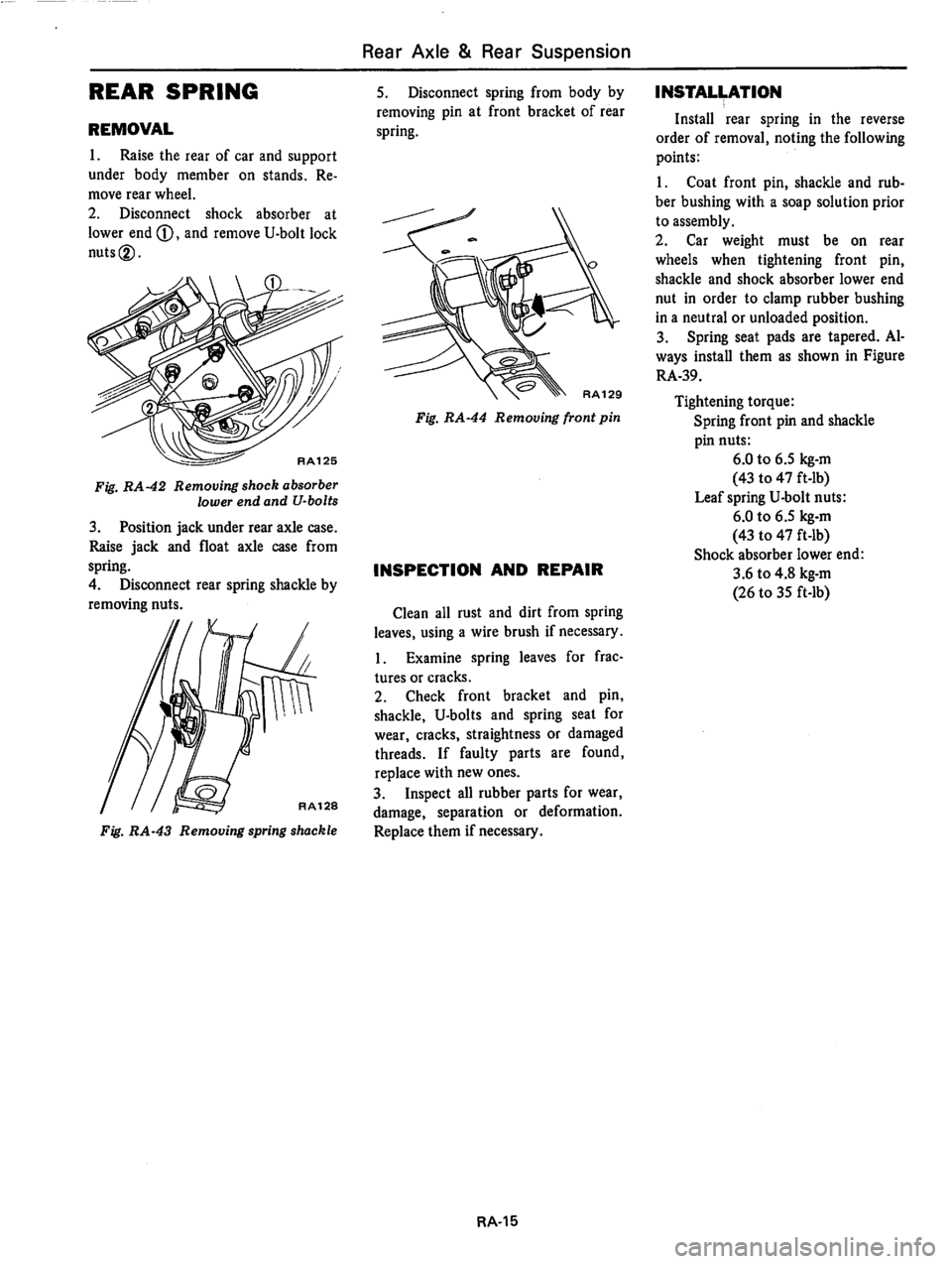 DATSUN 810 1979  Service Manual 