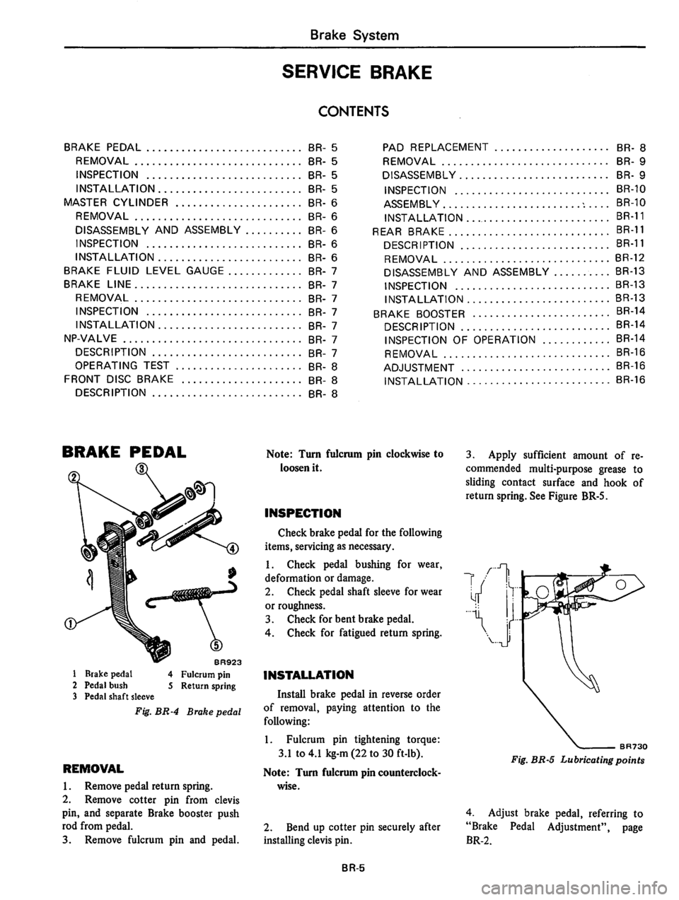 DATSUN 810 1979  Service Manual 