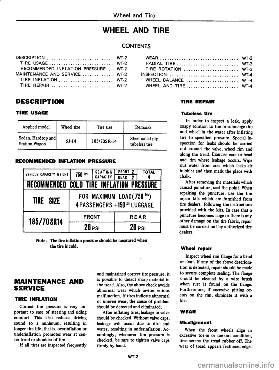 DATSUN 810 1979  Service Manual 