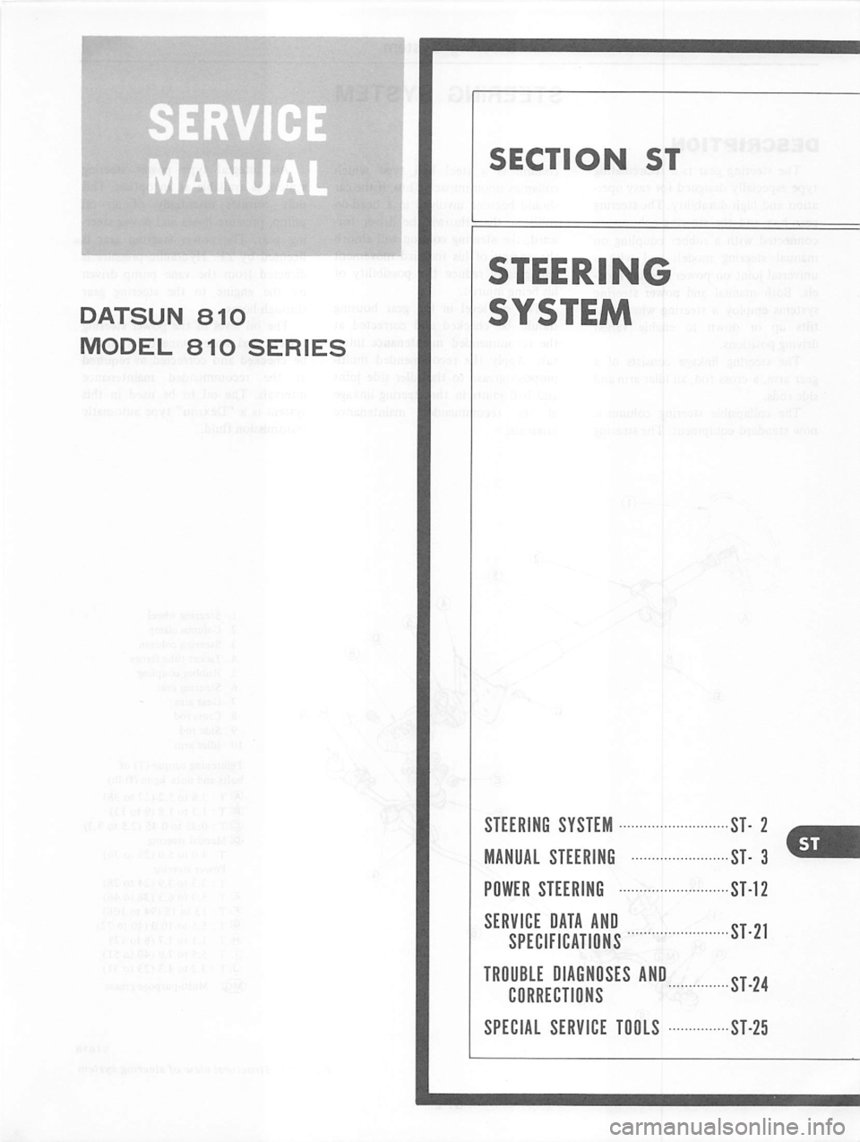 DATSUN 810 1979  Service Manual 