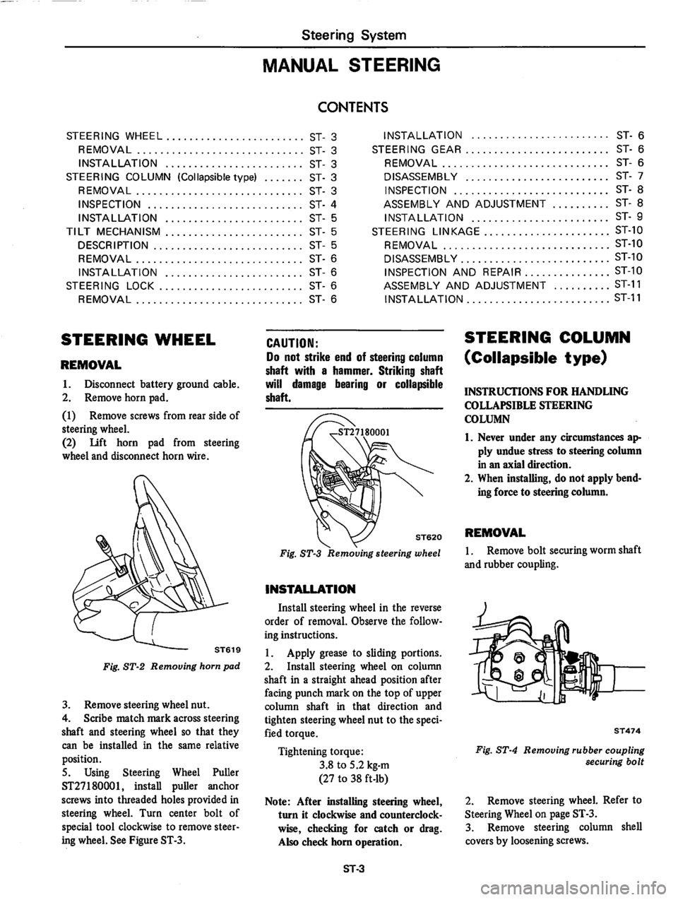 DATSUN 810 1979  Service Manual 