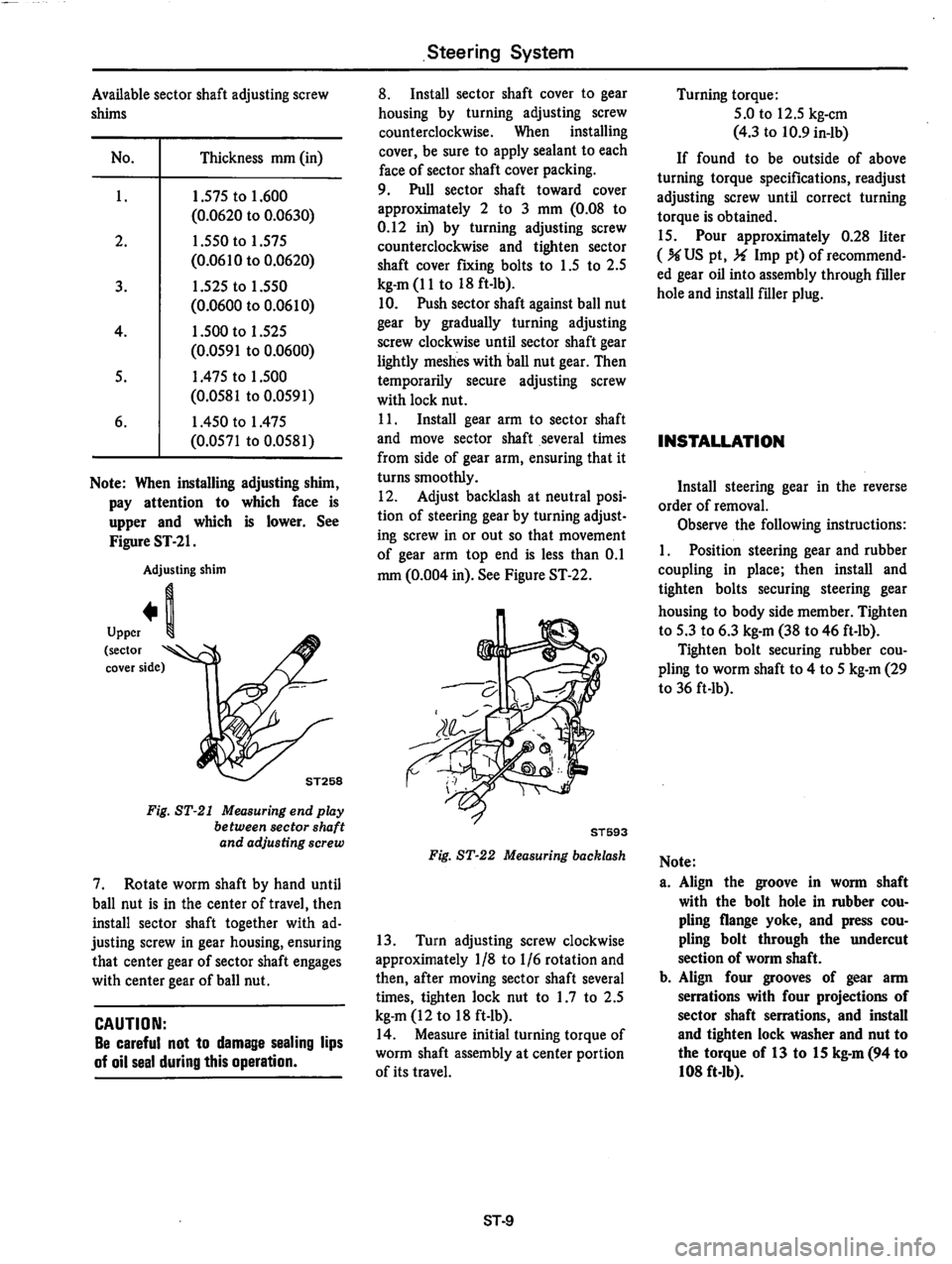 DATSUN 810 1979  Service Manual 