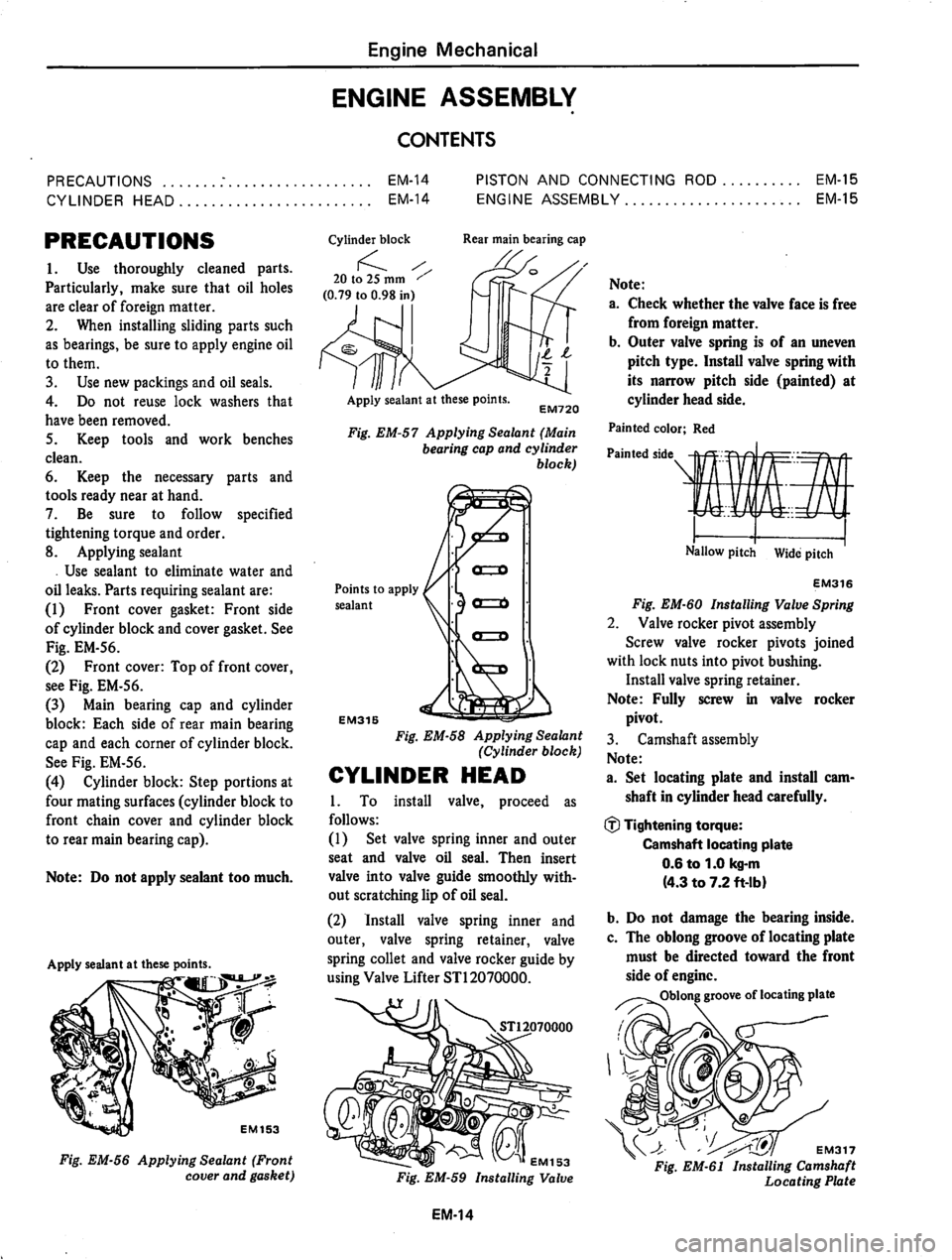 DATSUN 810 1979  Service Manual 