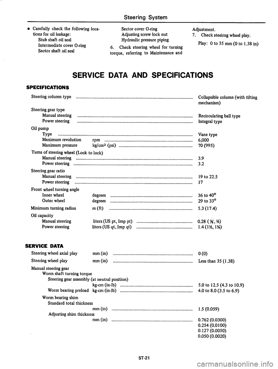 DATSUN 810 1979  Service Manual 