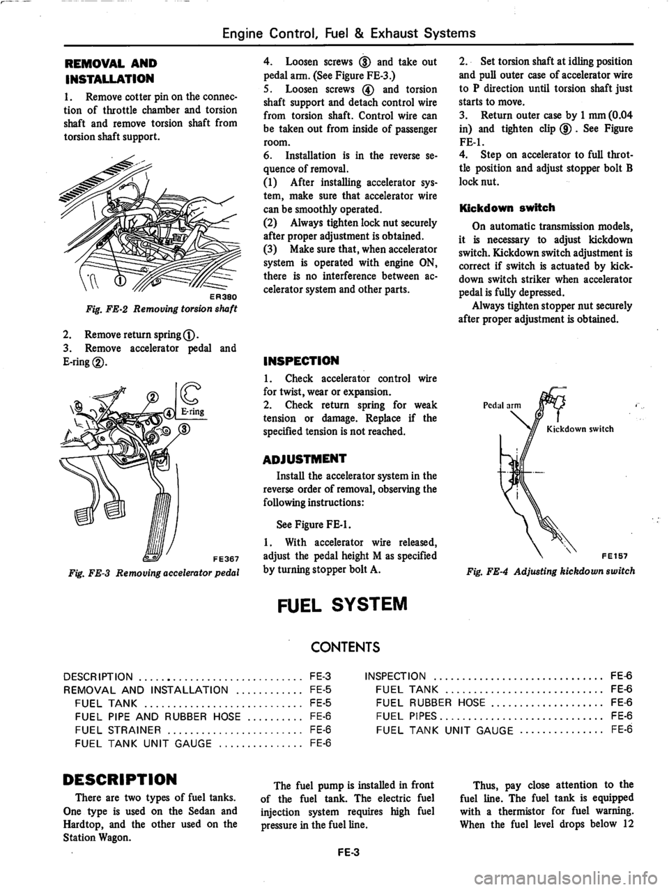 DATSUN 810 1979  Service Manual 