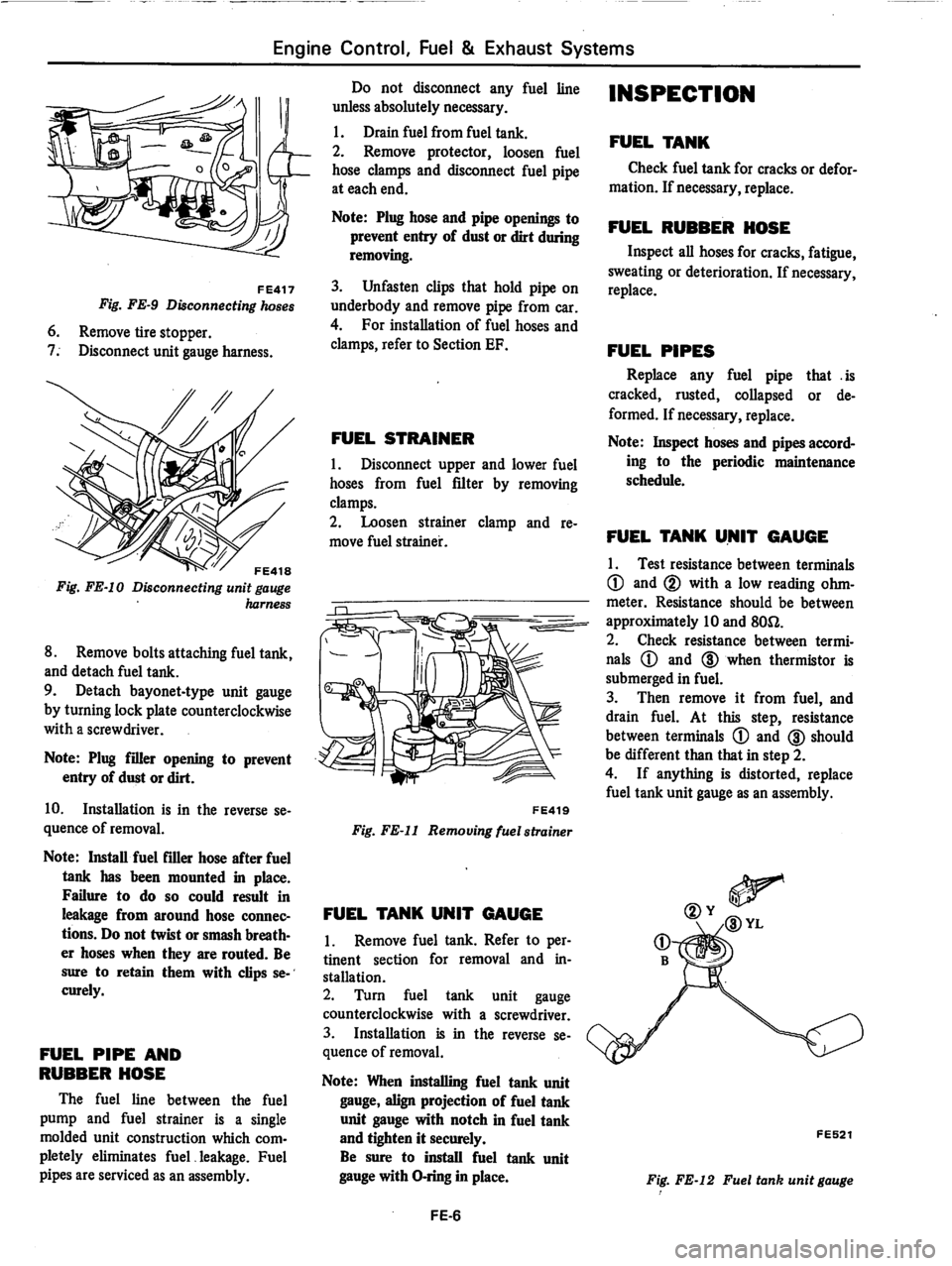 DATSUN 810 1979  Service Manual 