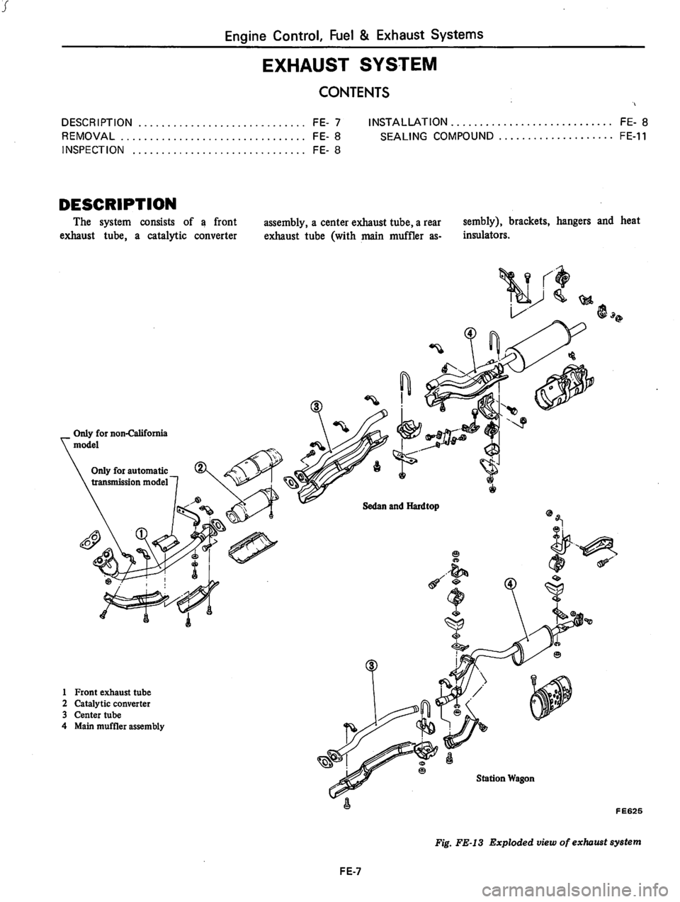 DATSUN 810 1979  Service Manual 