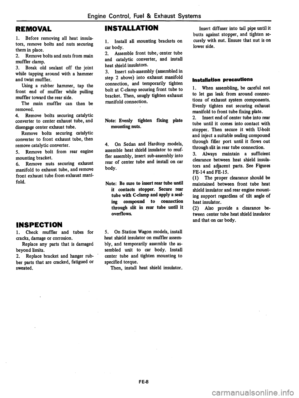 DATSUN 810 1979  Service Manual 