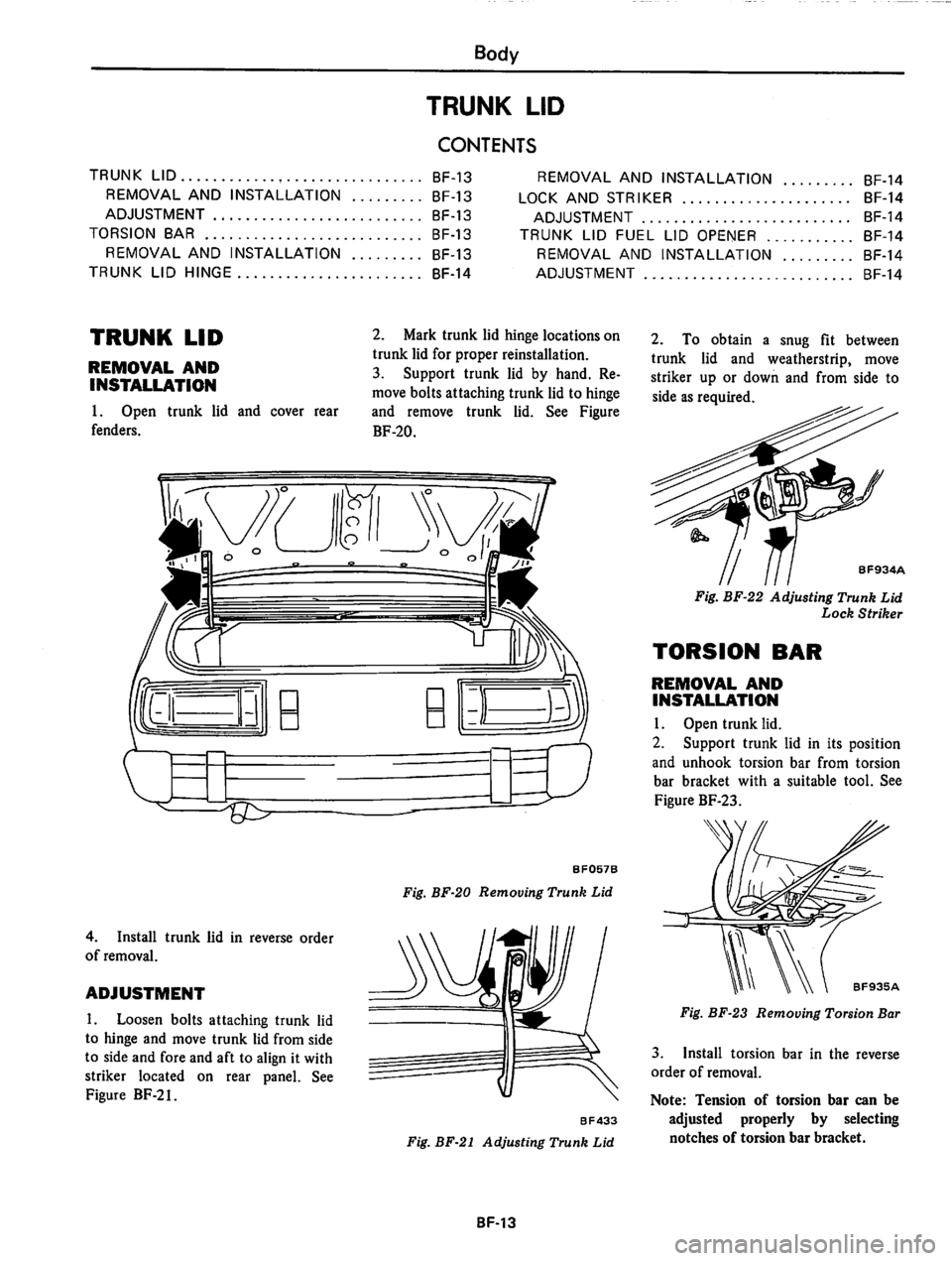 DATSUN 810 1979  Service Manual 