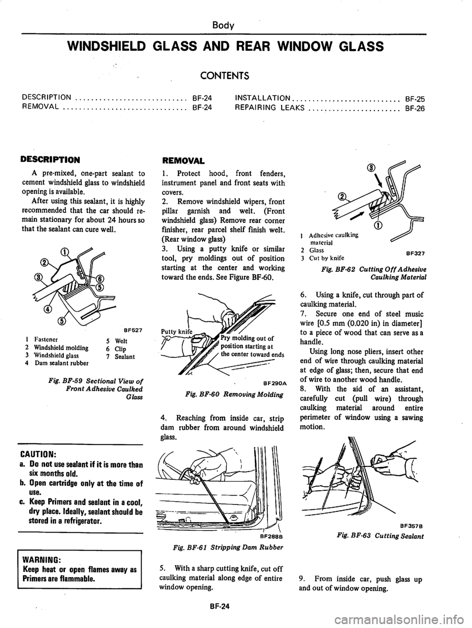DATSUN 810 1979  Service Manual 