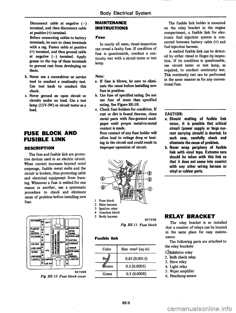 DATSUN 810 1979  Service Manual 