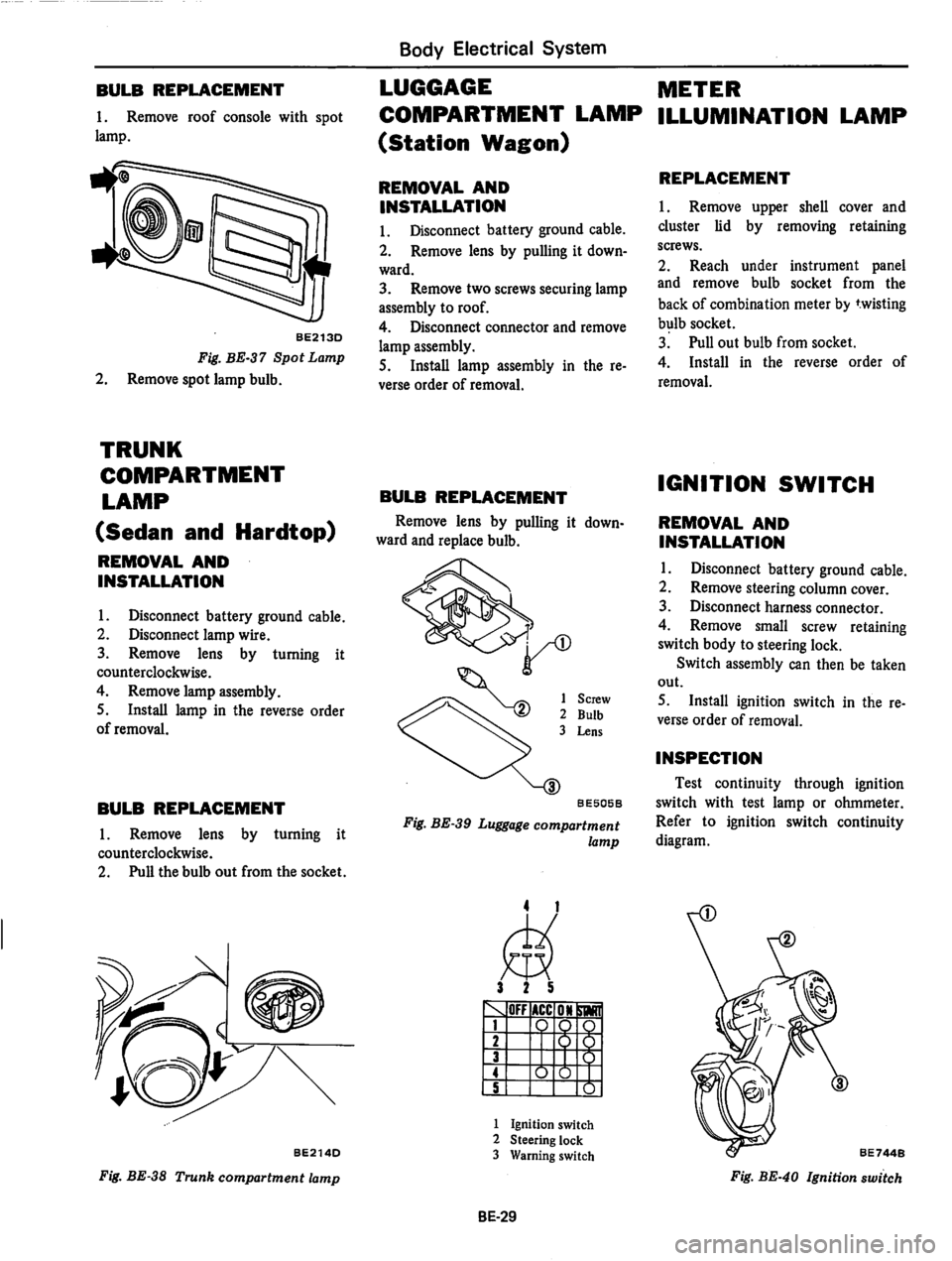 DATSUN 810 1979  Service Manual 