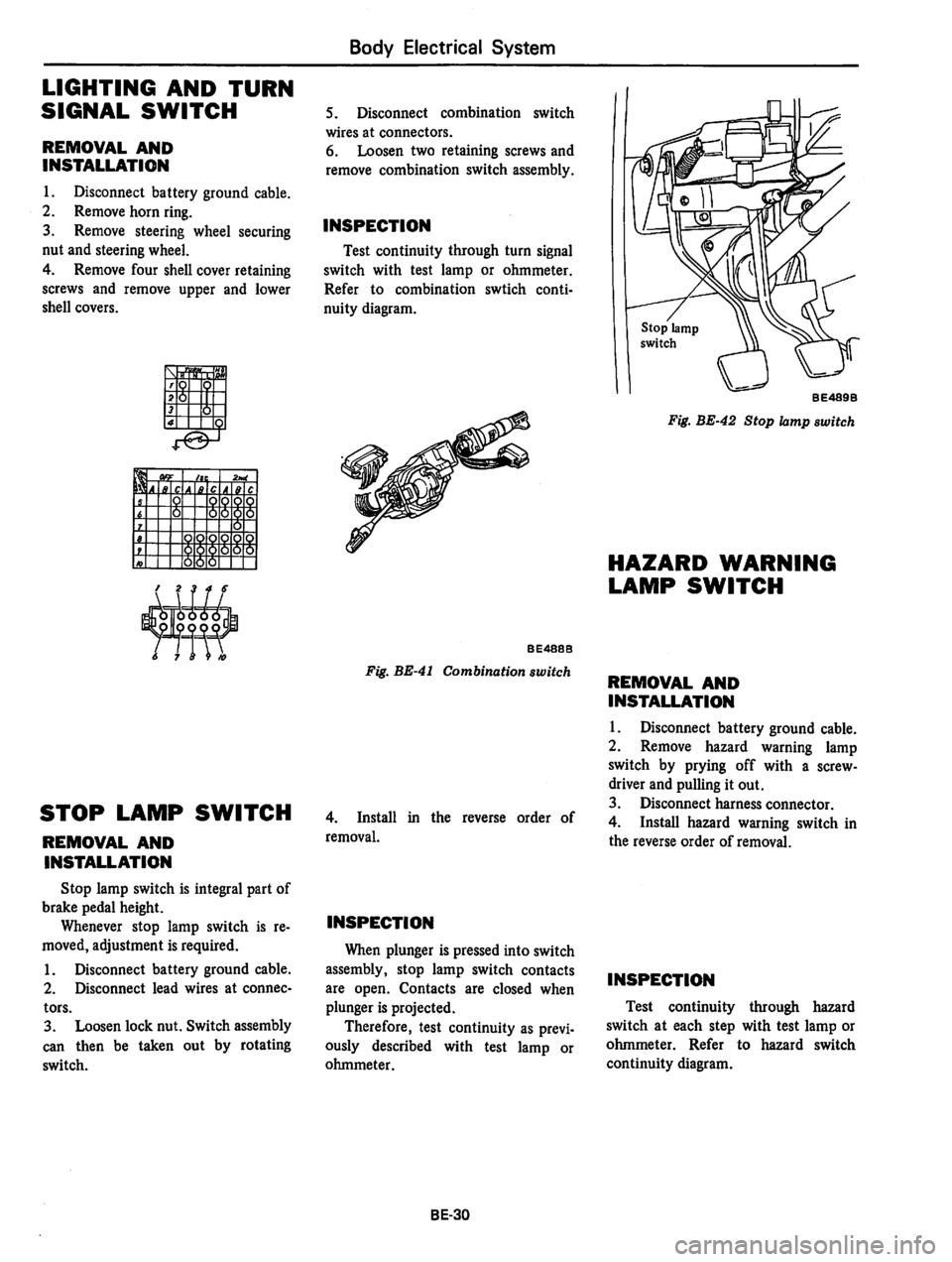 DATSUN 810 1979  Service Manual 