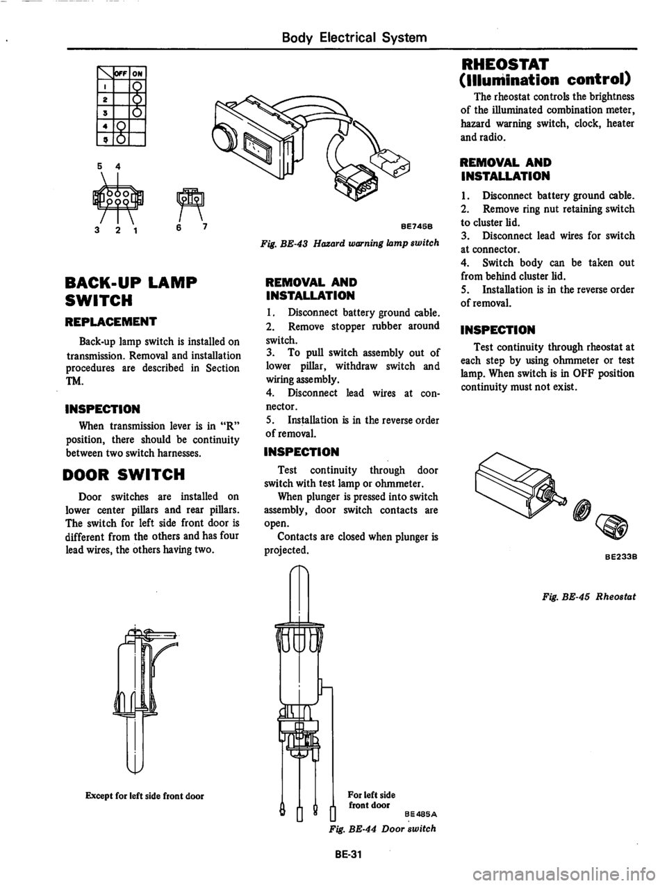 DATSUN 810 1979  Service Manual 