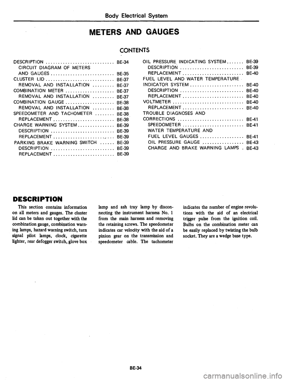 DATSUN 810 1979  Service Manual 