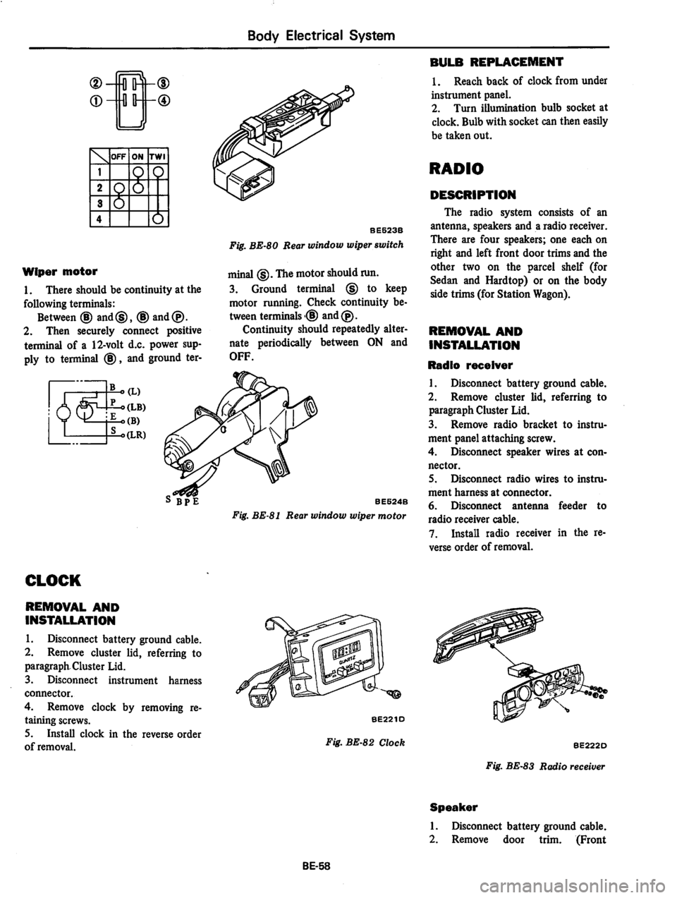 DATSUN 810 1979  Service Manual 