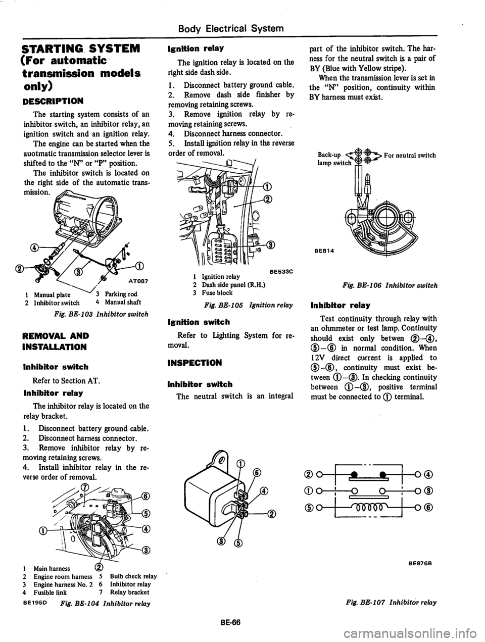 DATSUN 810 1979  Service Manual 
