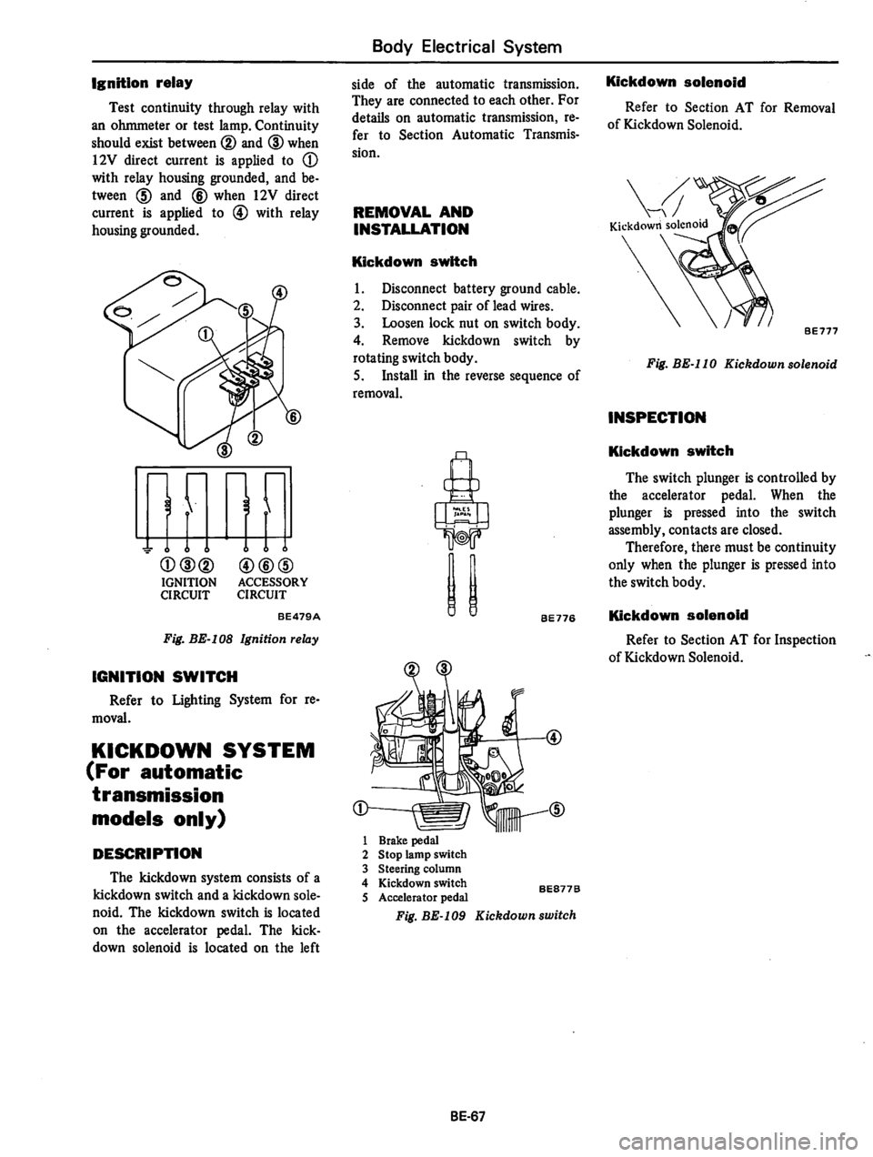 DATSUN 810 1979  Service Manual 