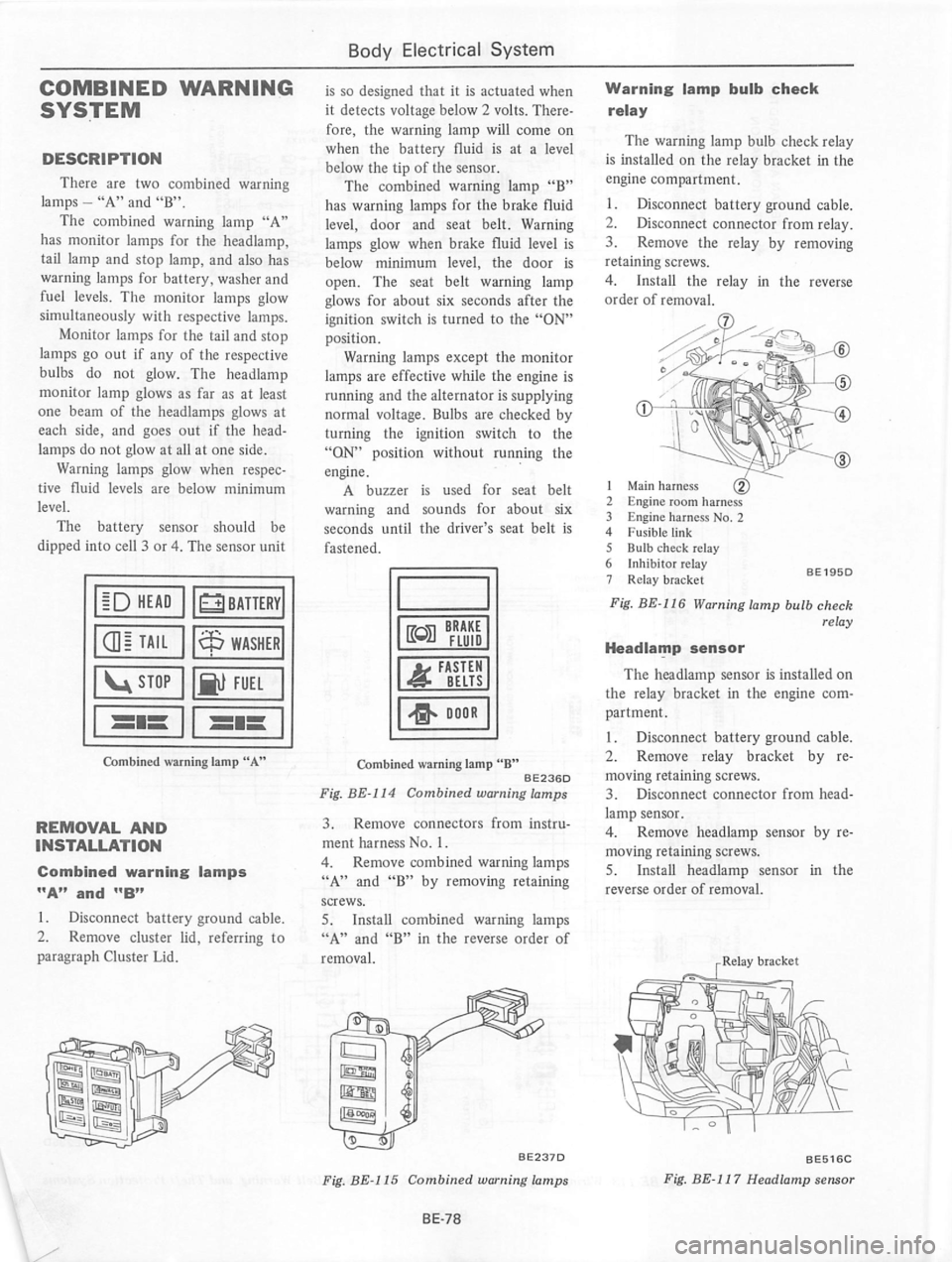 DATSUN 810 1979  Service Manual 
