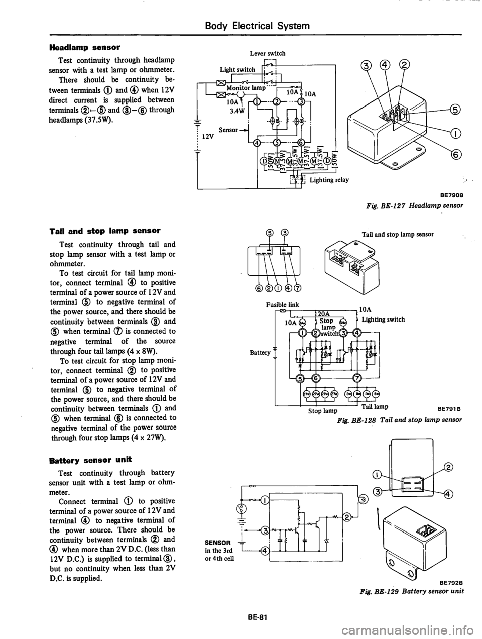 DATSUN 810 1979  Service Manual 